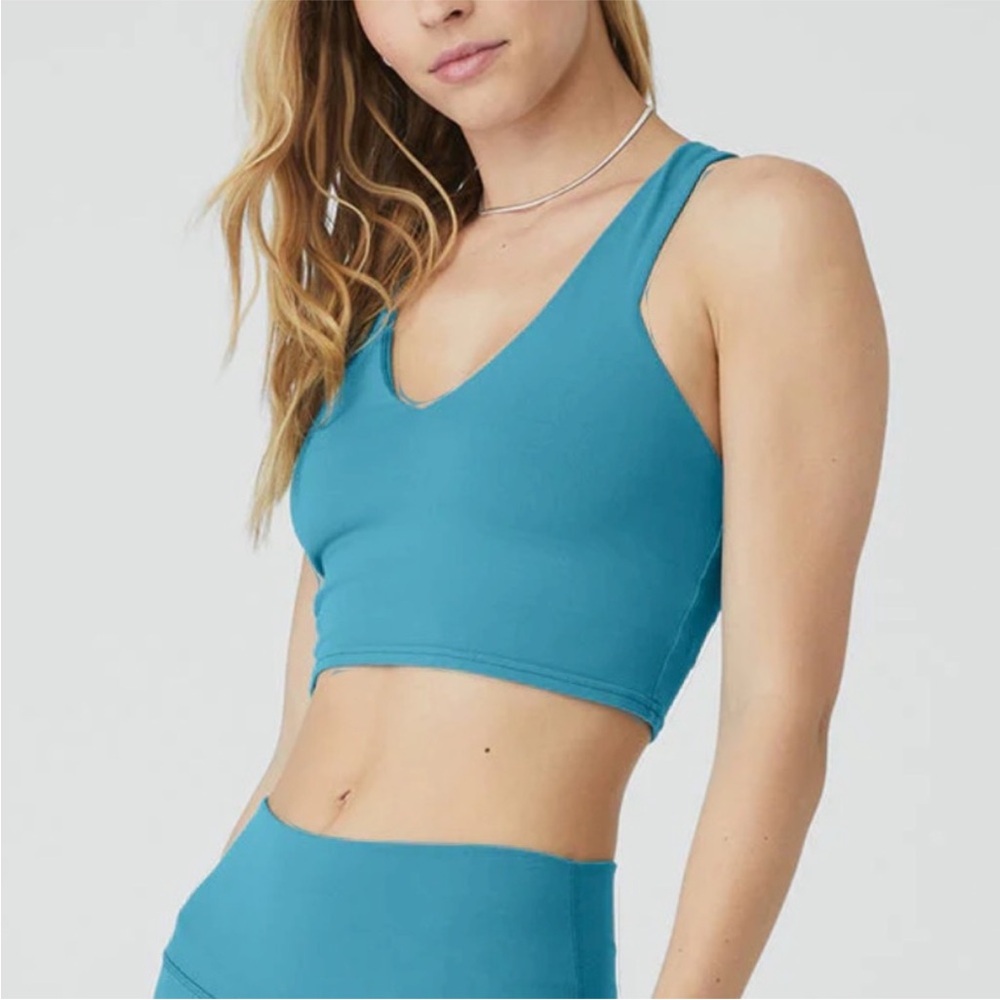 Alo Yoga Matching Set Leggings + Crop Top
Teal Blue Size M - Picture 2 of 7